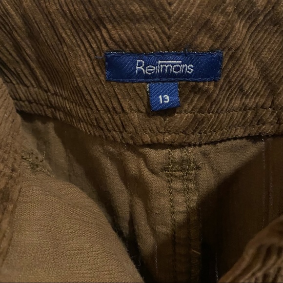 Brown corduroy knee length skirt - Picture 7 of 14